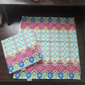 COTT "N" TERRY DECORATIVE PILLOW COVERS SET OF 2